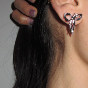 THE STARRY BOW EARRINGS 925 sterling silver