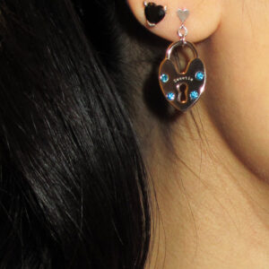 THE SWEETIE HEART EARRINGS 925 sterling silver